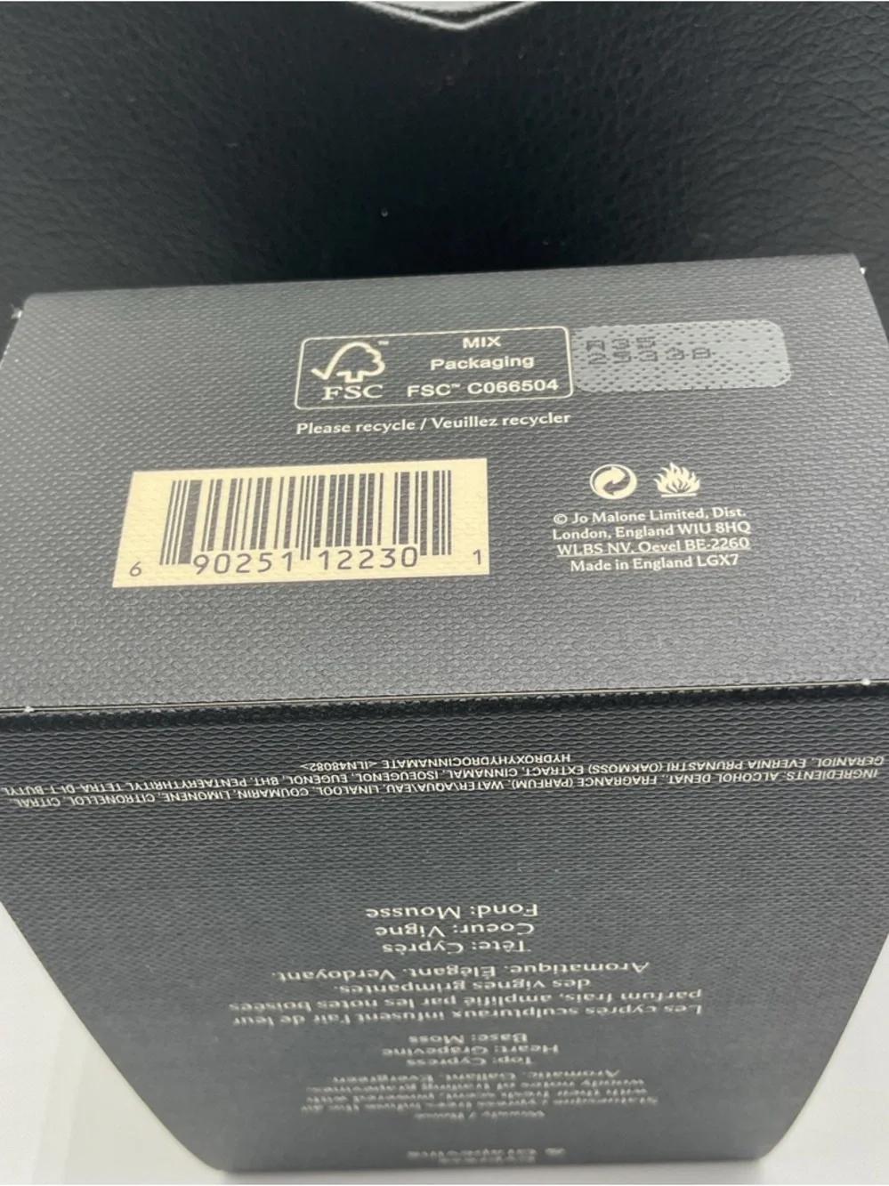 Jo Malone Cypress & Grapevine Cologne Intense - BNIB & Limited Edition